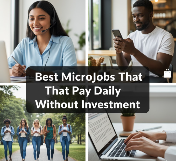 Best Microjobs That Pay Daily Without Investment